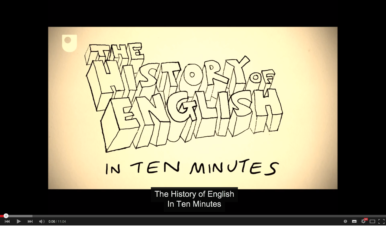 The History of English in 10 minutes